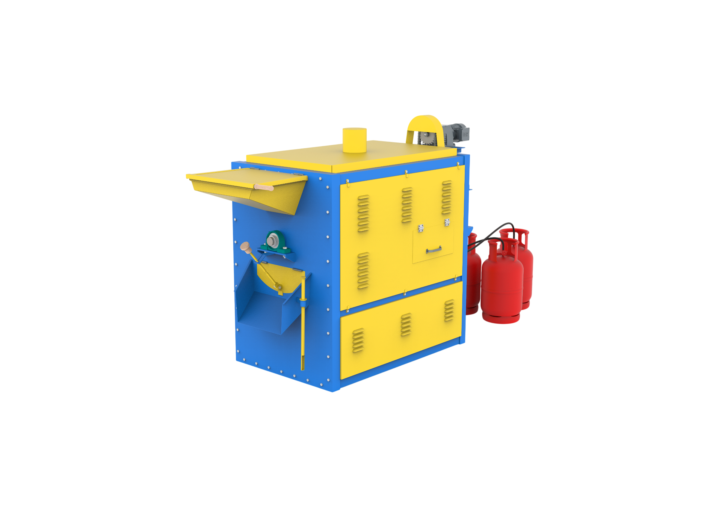Peanut, Beans, Soya, Beans and Chickpeas Roasting Machine